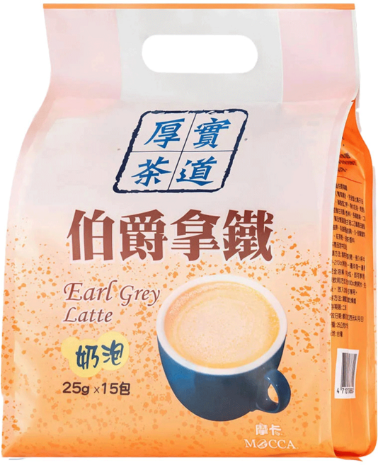 MOCCA 摩卡 厚實茶道 伯爵拿鐵, 25g, 15包, 6袋