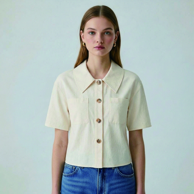 올리브데올리브 여성용 아우터형 블라우스