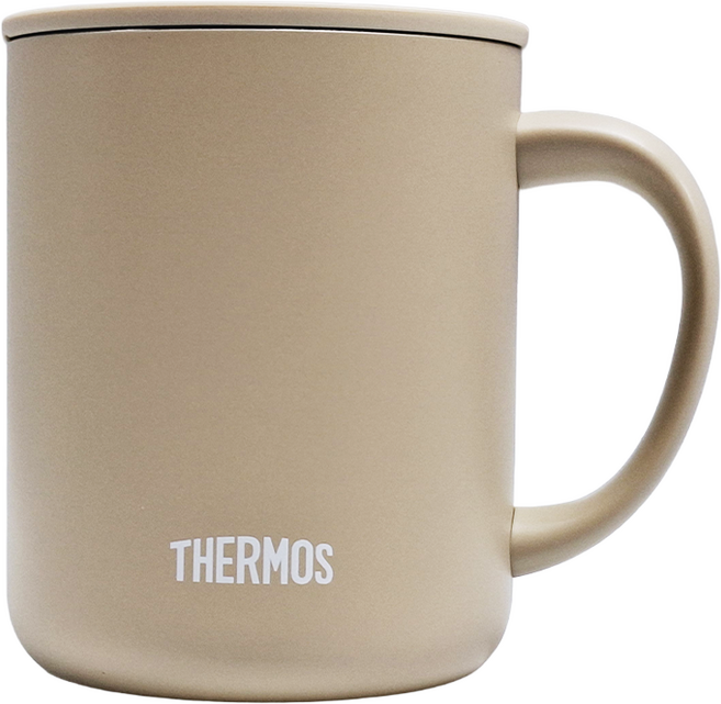 THERMOS 膳魔師 真空保溫馬克杯 JDG-452C, 米色, 450ml, 1個