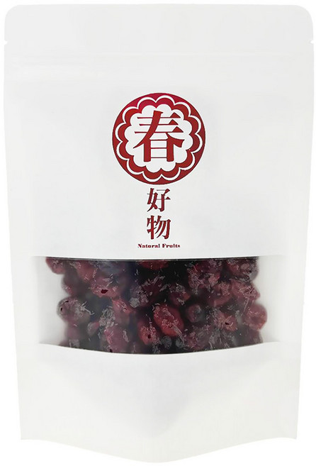 春哥好物 原果蔓越莓 天然健康零食 無添加 酸甜好滋味, 1包, 250克