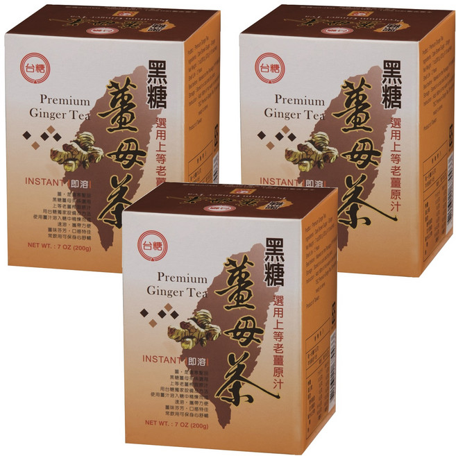 台糖 黑糖薑母茶, 20g, 10包, 3盒