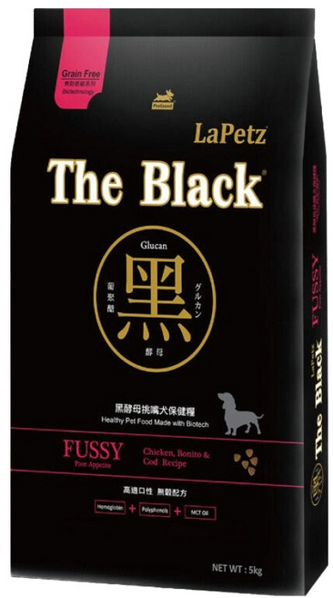 LaPetz 樂倍 黑酵母挑嘴犬5KG, 5kg, 1個, 雞肉 + 羊肉 + 鰹魚