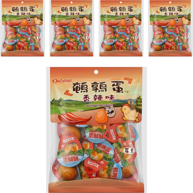 Onlyone 海龍王 鵪鶉蛋 香辣, 5包, 150g