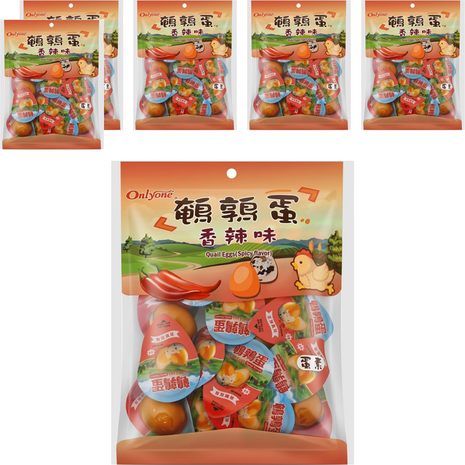 Onlyone 海龍王 鵪鶉蛋 香辣, 6包, 150g