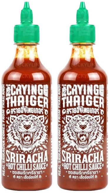 CRYING THAIGER 虎嘯 素麗是拉差香甜辣椒醬, 484g, 2瓶