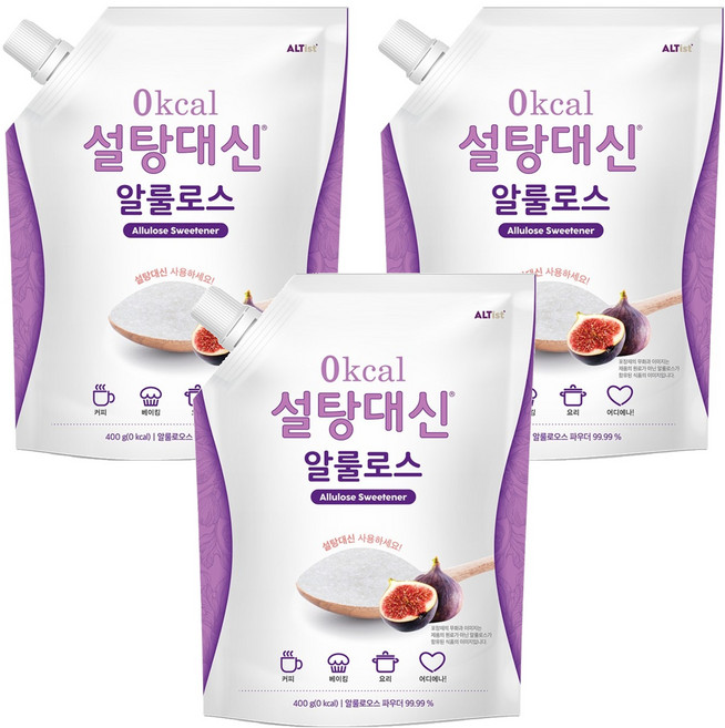 설탕대신 알룰로스, 400g, 3개