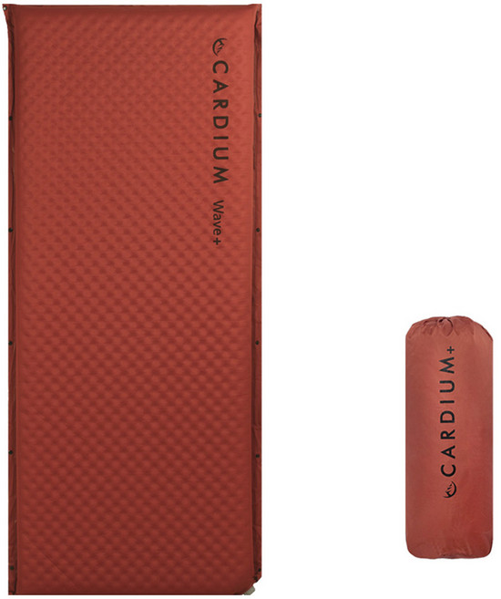 카디움 자충 매트 + 보관 가방 세트, 다크오렌지