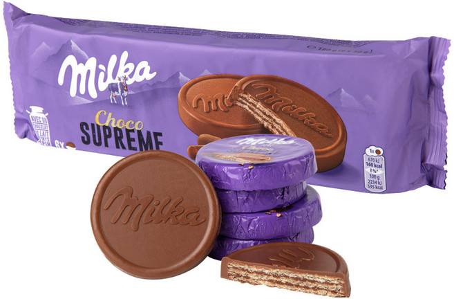 밀카 초코 슈프림 비스킷, 180g, 1개