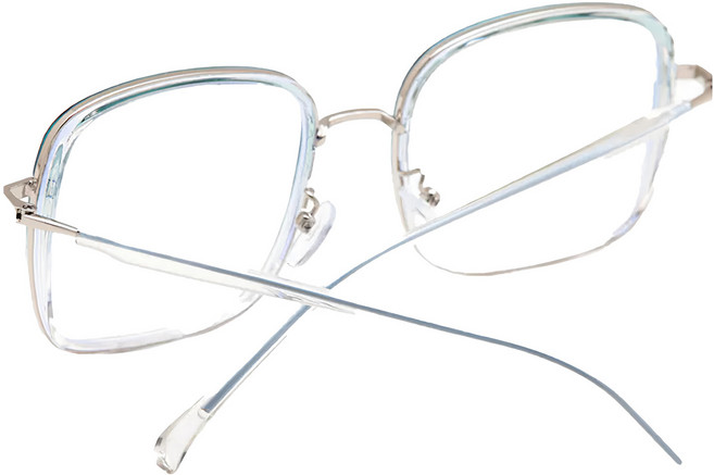 RADIANT STAR 璀璨之星 今日天氣晴防藍光透明漸層方框平光眼鏡 GTR6055