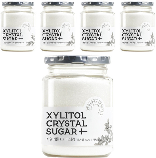 착한습관 자일리톨 크리스탈 파우더, 300g, 5개