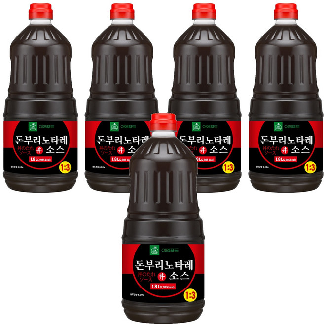 이엔푸드 돈부리노타레소스, 1.8L, 5개