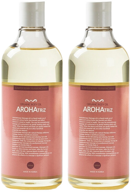 AROHATRiZ 身體精油 杜松莓果薄荷, 500ml, 2瓶