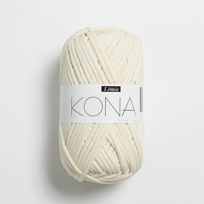 리네아 코나실 리네아메이드 튜브사 뜨개실 65g, 301백아이보리, 1개