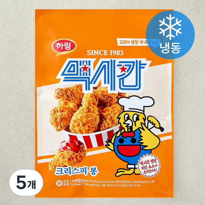 맥시칸 크리스피 봉 (냉동), 600g, 5개