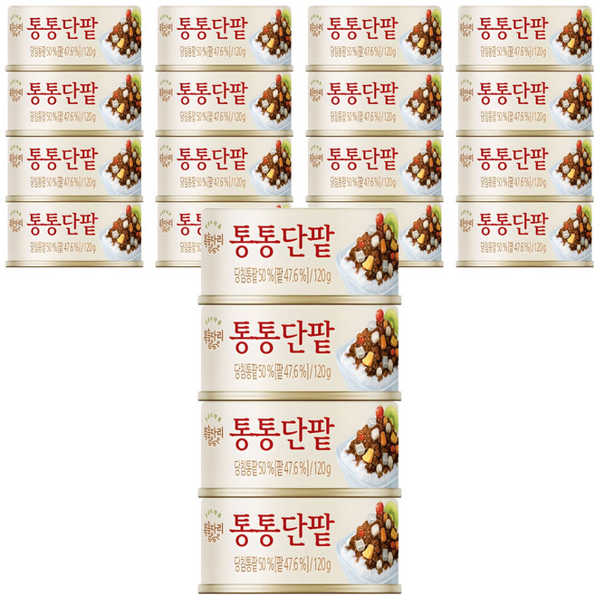 복음자리 통통단팥, 120g, 20개