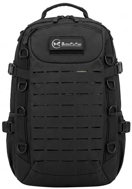 ButterFly Fish 蝴蝶魚 登山健行背包 BK240128L 28L, 黑色