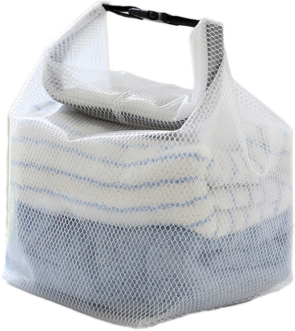 더자카 EVA 휴대용 세면 파우치 방수팩, 화이트