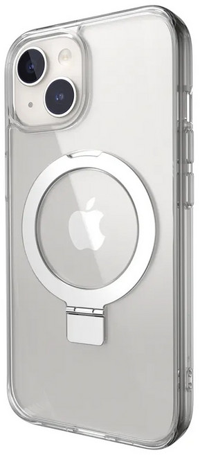 SwitchEasy 魚骨牌 MagStand M 手機 手機殼 iPhone 15 MagStand 6.1吋 透明色