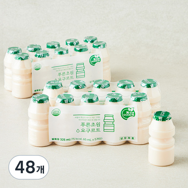 푸른초원 요구르트, 65ml, 5개입, 24개