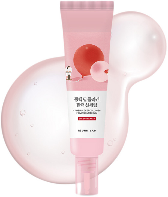 라운드랩 동백 딥 콜라겐 탄력 선세럼 SPF50+ PA++++, 50ml, 1개