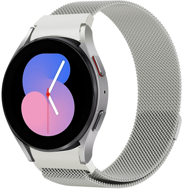 이츠라이프 갤럭시워치 밀레니즈루프 20mm, 앤틱화이트, 1개