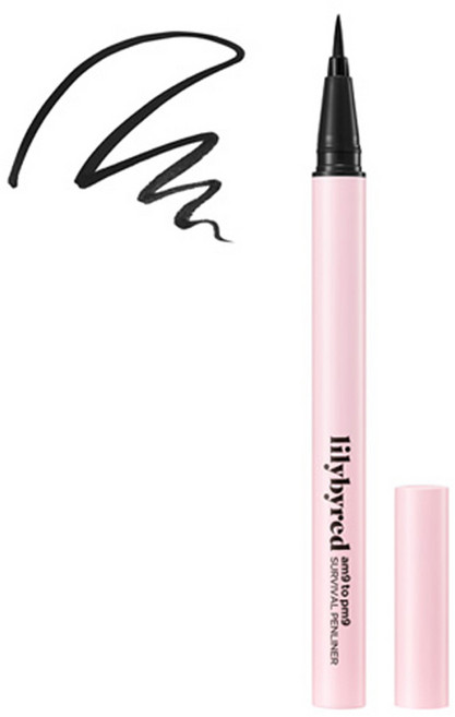 릴리바이레드 나인투나인 서바이벌 펜라이너 0.6g, 01매트블랙, 1개