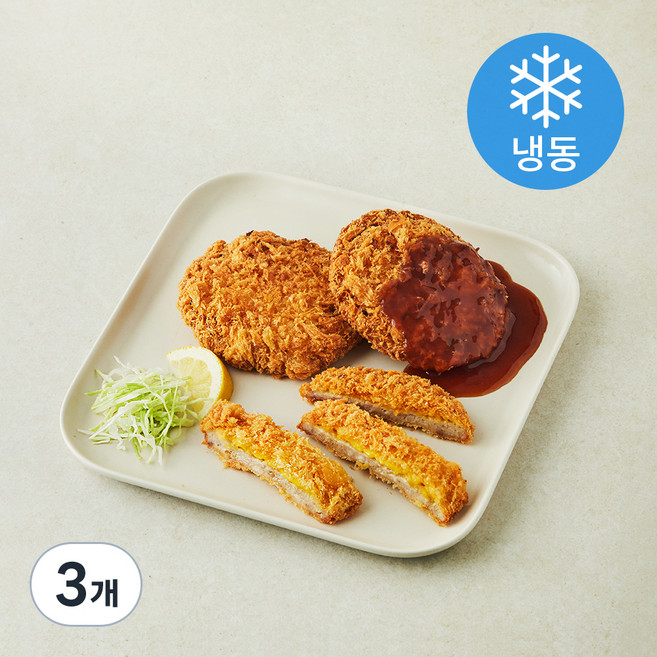 하늘푸드 순살 고구마 치즈돈까스 10p (냉동), 1kg, 3개
