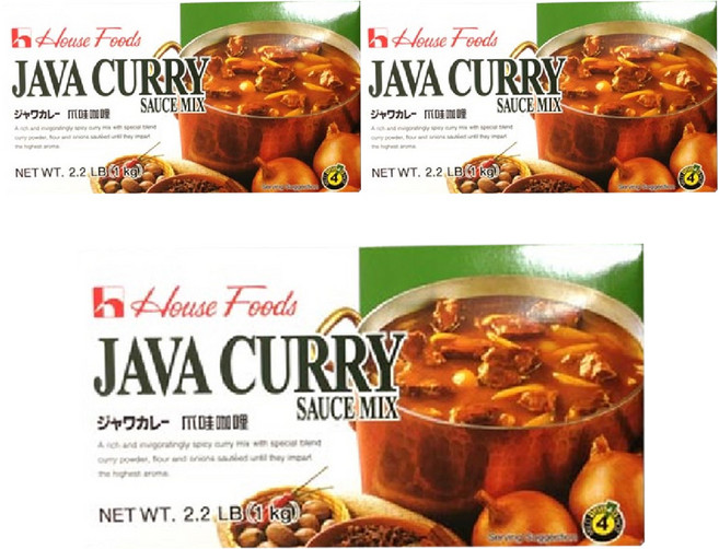 하우스푸즈 카레, 1kg, 3개