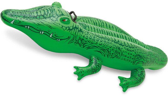 인텍스 라이드온 58546 유아용 모양튜브, 악어, 1개