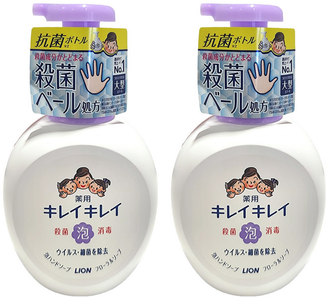 LION 獅王 趣淨 泡沫洗手慕斯, 500ml, 2件, 花香
