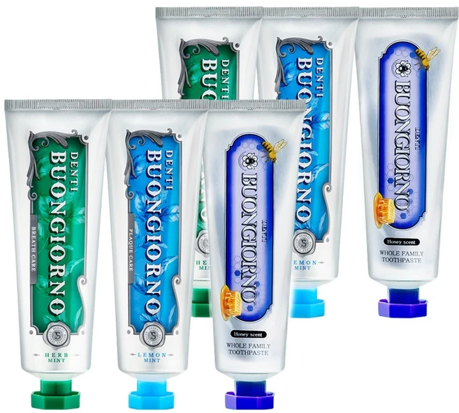 덴티본조르노 구취 + 잇몸 + 치석 케어 치약 세트, 100g, 3개입, 2세트 - 쿠팡