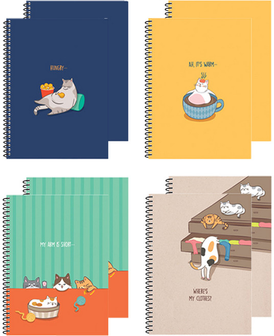 비팬시 3000 무지 연습장, 랜덤 발송, 8개