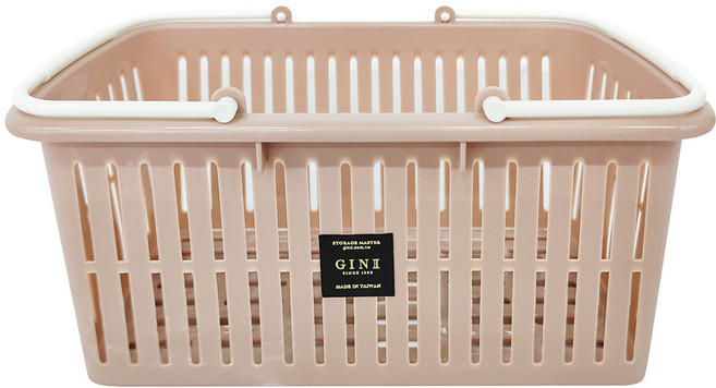 GINII 基尼 多功能野餐方形提籃 3141 XS(29.5 x 15.5 x 14.7cm) 180g 4L, 香頌粉, 1個