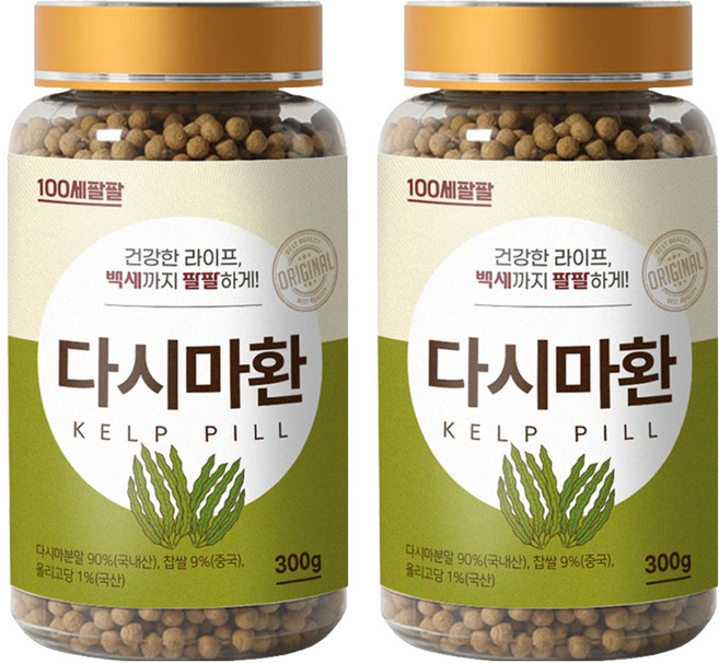 백세팔팔 다시마환, 2개, 300g