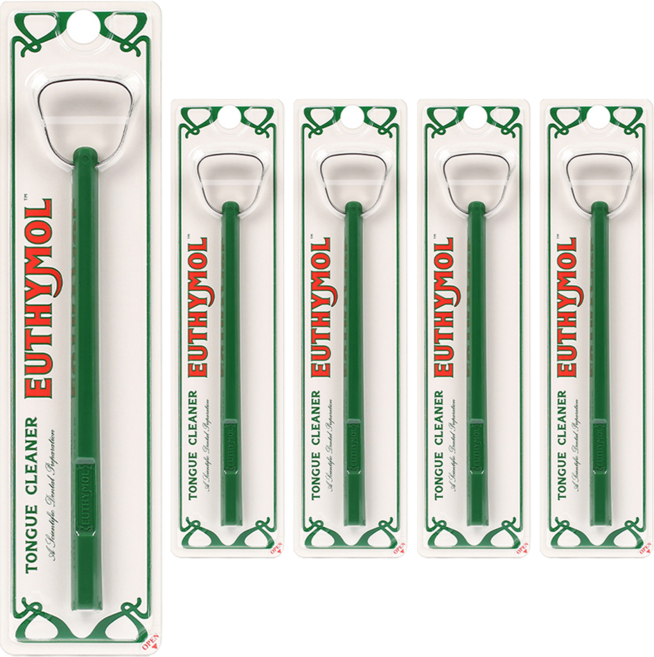 유시몰 클래식 스테인레스 혀클리너, 15g, 5개