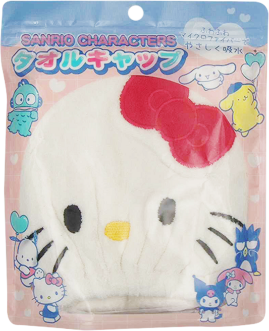 Santan 造型吸水乾髮帽, Hello Kitty, 1個