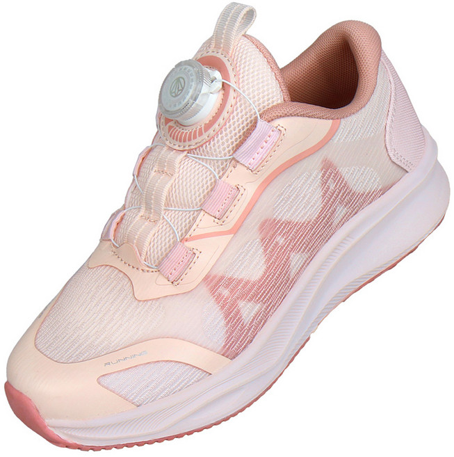 페이퍼플레인키즈 여아용 보아 끈없는 다이얼 워킹화