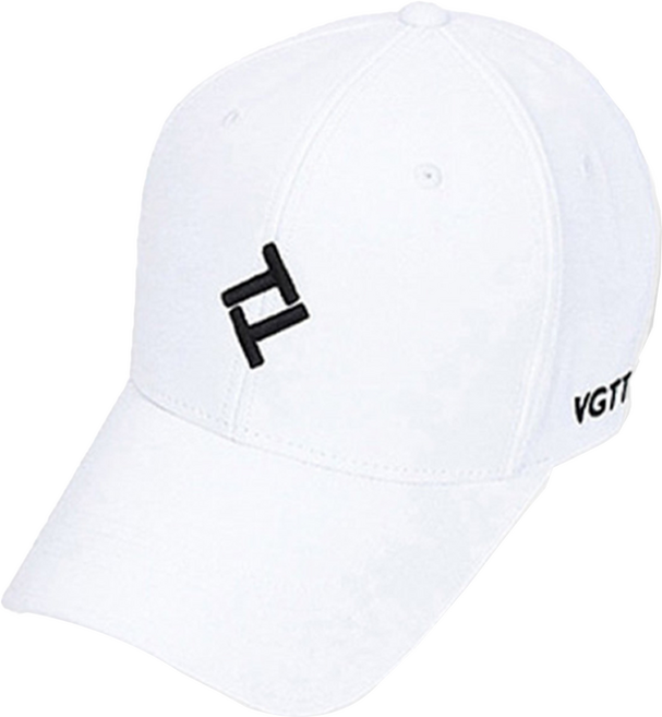 베지터블테이블 라이프 골프 스트럭쳐 캡 모자, WIHTE
