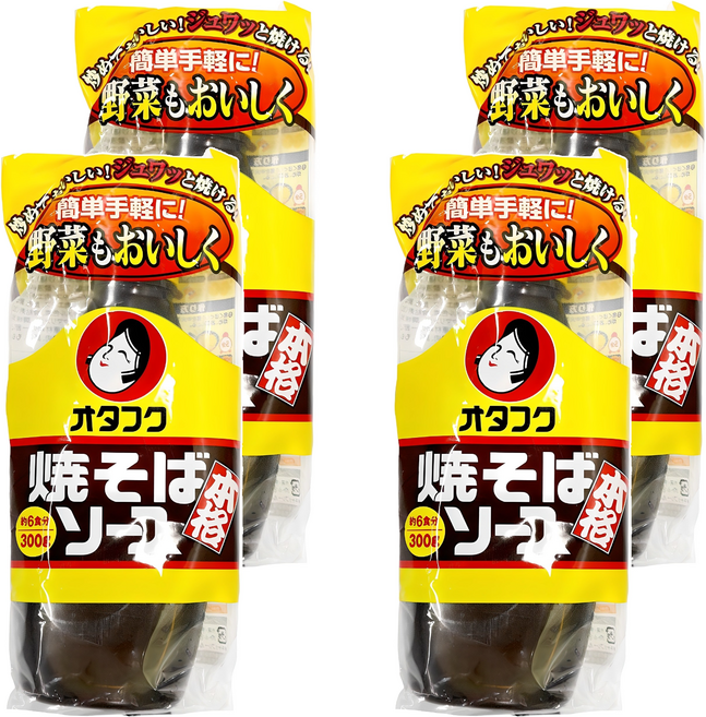 오타후쿠 야키소바 소스, 300g, 4개