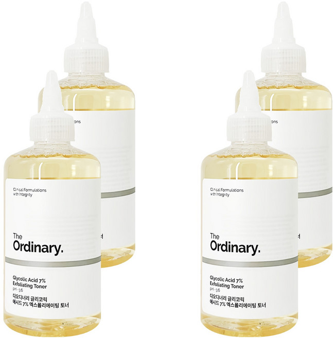 The Ordinary. 甘醇酸化妝水, 240ml, 4瓶