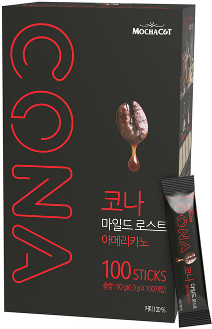 CONA 마일드로스트 원두커피스틱, 900mg, 100개입, 1개