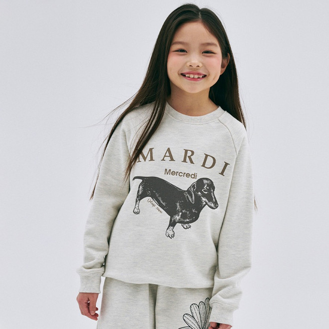 Mardi Mercredi 兒童款Dangi棉質運動衫