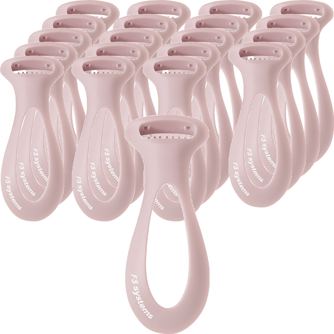 에프쓰리시스템즈 세이프티 각질 면도기, 20개