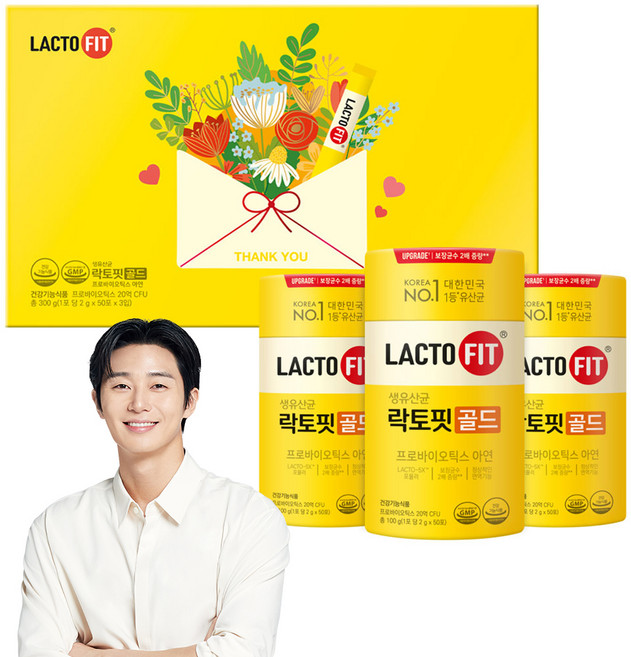 종근당건강 락토핏 골드 가정의 달 선물세트 300g, 1세트