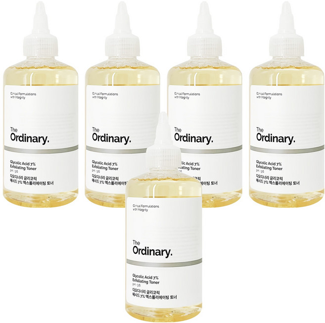 The Ordinary. 甘醇酸化妝水, 240ml, 5瓶