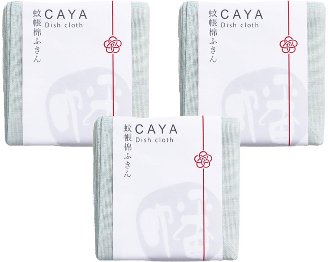 BAN INOUE 井上幡 CAYA 純棉八重紗多用途蚊帳布 水, 3條