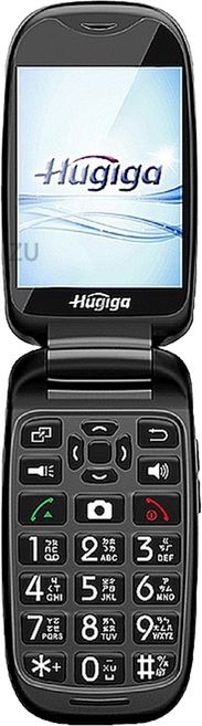 Hugiga 鴻碁國際 公司貨 大螢幕4G單卡折疊手機/長輩機 A38, 柏金灰