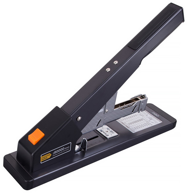 deLi 得力 重型釘書機 210張 23/6~23/23適用 E0396, 1個, 黑色