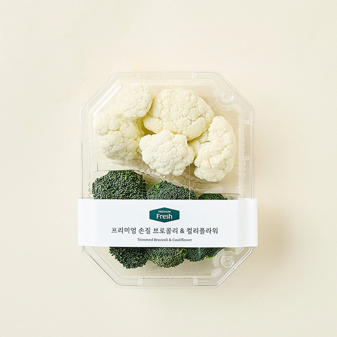 프리미엄 손질 브로콜리 앤 컬리플라워, 200g, 1개입, 1개