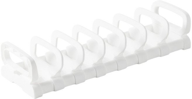 U-mop 月牙插碟架 適用6-8個盤子 白色, 1組